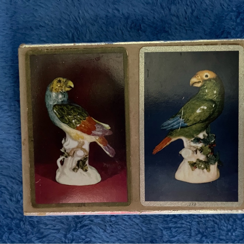 VINTAGE Congress 2 Pack Parrot Playing Cards.
